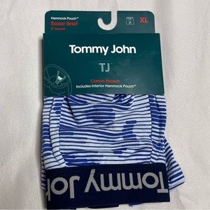 Tommy John Stretch Hammock Pouch Boxer Brief Blue Stripe